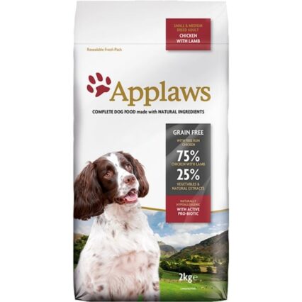 Applaws Dog Dry Adult Small  Medium Chicken With Lamb 2kg