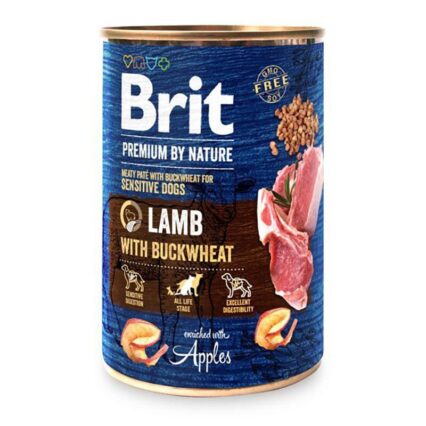 Brit Blue Nature Dog Lamb With BuckWheat Wet Lata 400gr