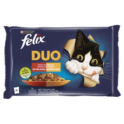 Felix Fantastic Duo Delicious Saborosa Selecção 4x85g