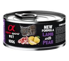 Alpha Spirit Gato Wet Food Lamb/Pear 100gr