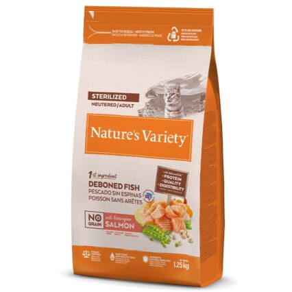 Nature’s Variety Cat No Grain Sterilized Salmon