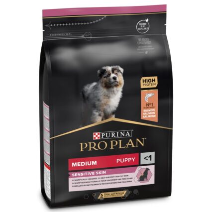 PRO PLAN Medium Puppy Sensitive Skin Salmão 3kg
