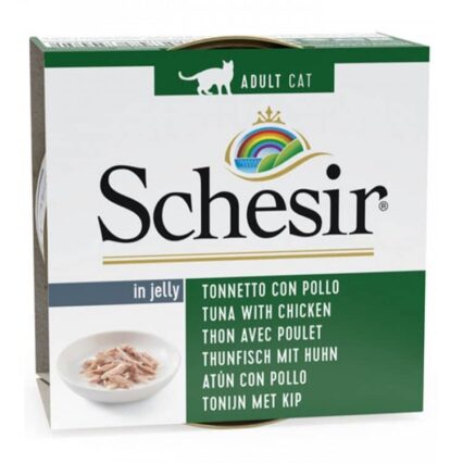 Schesir Gato Atum/Frango 85gr