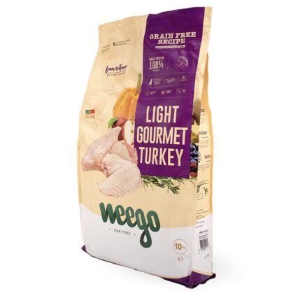 Weego Grain Free Dog Food Adult Light Gourmet Turkey 10kg