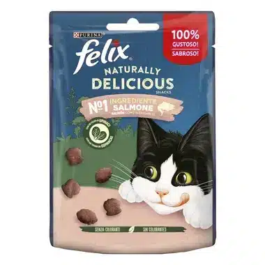 Felix Naturally Delicious Salmão e Espinafres 50gr