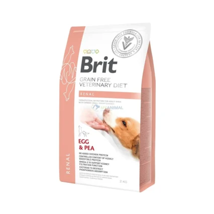 Brit Veterinary Diet Dog Renal Grain Free Egg & Pea 2kg