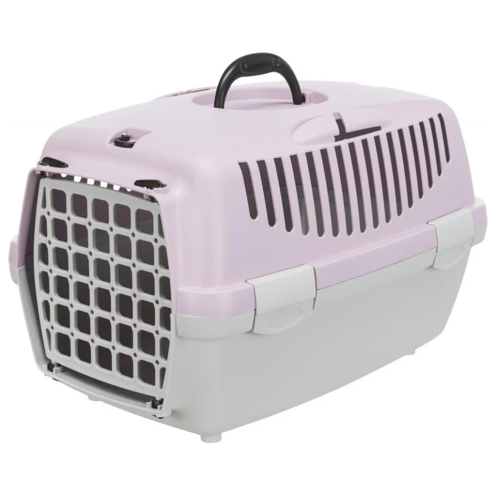 Transportadora Capri 1 XS 32x31x48cm Cinza Claro Lilas Claro