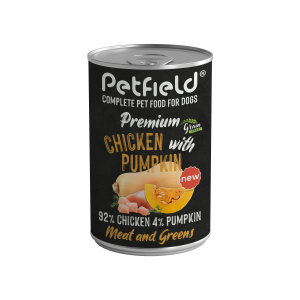 Petfield Wetfood Dog Chicken&Pumpkin 400g