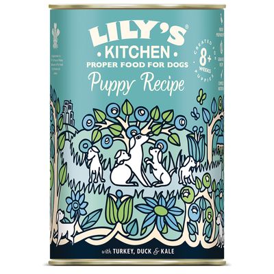 LILY'S KITCHEN Dog Wet Puppy Peru com Pato 400g