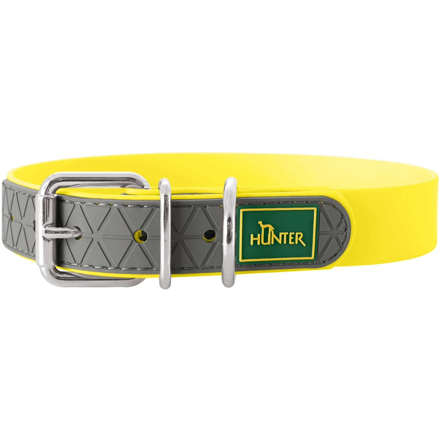 Hunter Coleira Convenience 50cmx25mm Neon Amarelo