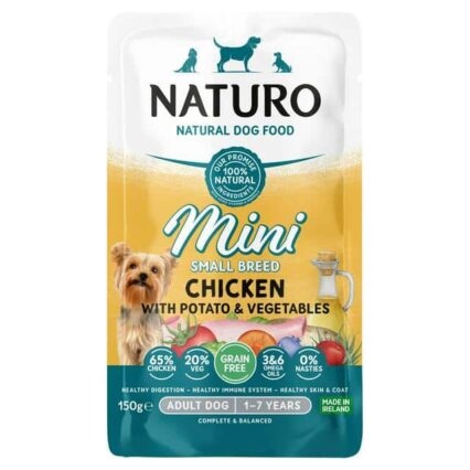 Naturo Pouch Adult Mini Grain Free Chicken 150gr