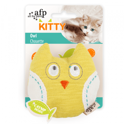 AFP Cat Kitty Owl 9cm
