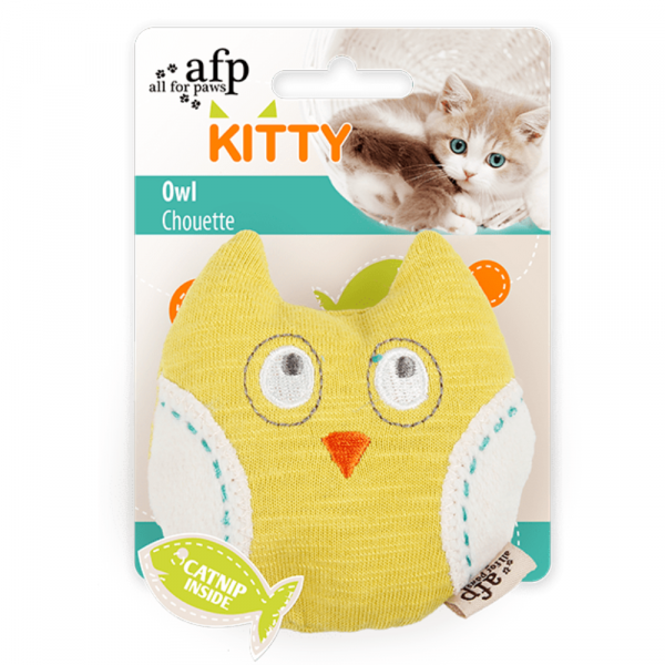 AFP Cat Kitty Owl 9cm