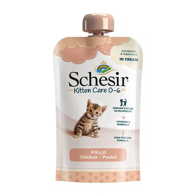 Schesir Kitten Care 0-6 Chicken Cream 150g