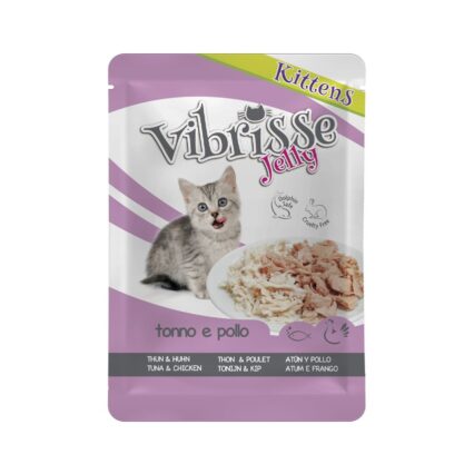 Vibrisse Saqueta Jelly Kitten Atum e Frango 70gr