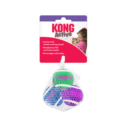 Kong Cat Active Tennis Ball w/ Bells