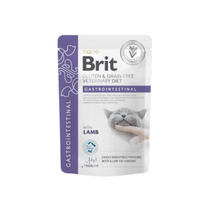 Brit Veterinary Cat Gluten & Grain-Free Gastrointestinal Lamb in Gravy 85gr