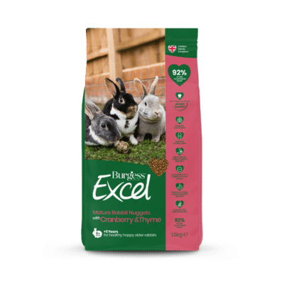 Burgess Excel Rabbit Mature Nuggets Cranberry e Ginseng 1.5kg