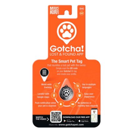Gotcha! Pet Tag Identificador/Localizador Pet