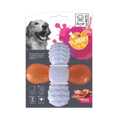 Brinq Cão Yummy c/ Sabor a Bacon 12.8cm