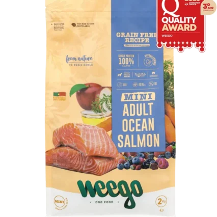 Weego Grain Free Dog Food Adult Ocean Salmon Mini 2kg