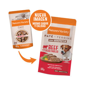 Nature's Variety Dog Wet Original No Grain Mini Vaca 150gr