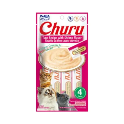 CHURU Gato Receita de Atum e Gambas 4x14gr