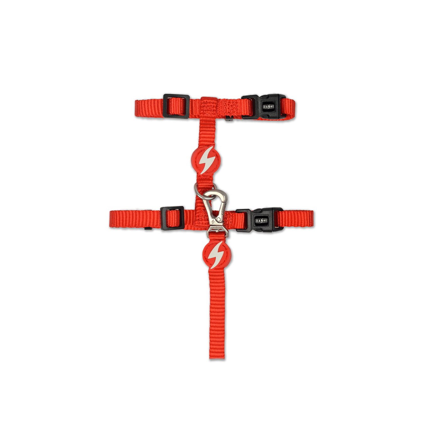 Dashi Solid Red Cat Harness + Leash