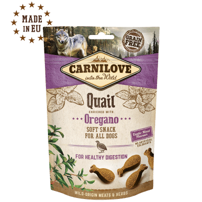 Carnilove Dog Snack Quail e Oregano 200g