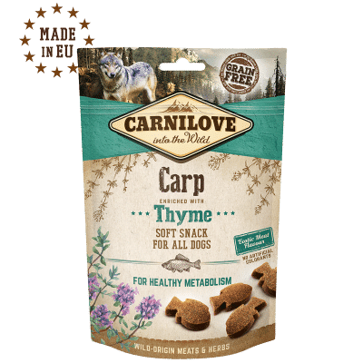 Carnilove Dog Soft Snack Carp & Thyme 200g