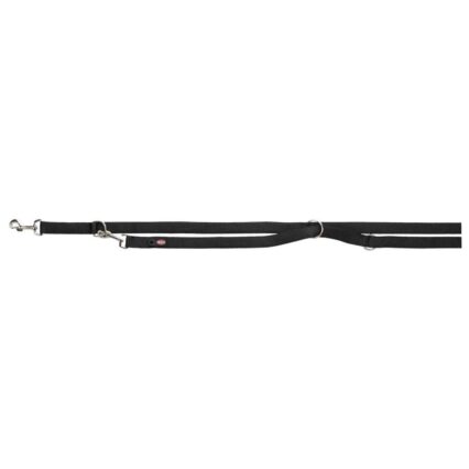 Trela Dupla Ajustável Premium XS-S 2MT/20MM Preto