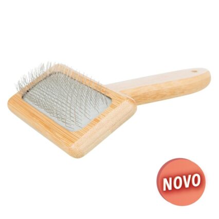 Cardadeira em Madeira Bambu 9x15cm