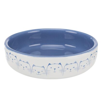 Gamela Ceramica p/raças de focinho curto 15cm Azul
