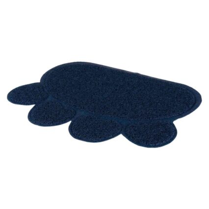 Tapete em PVC Pata 60x45cm Azul Escuro