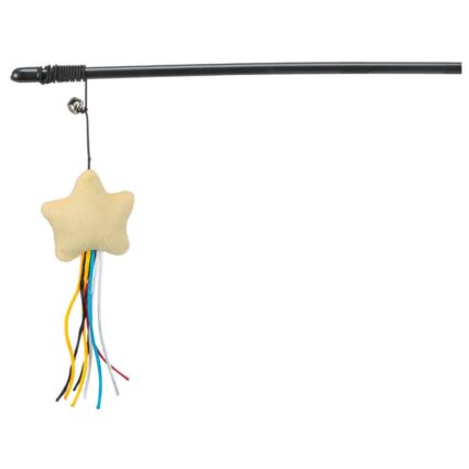 Bastão c/ Estrela em Pelúcia p/ Gatos 46cm
