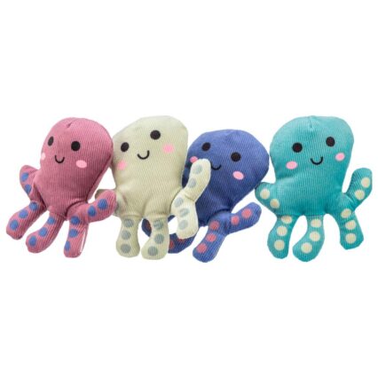 Polvo em Pelucia P/Gatos 10cm