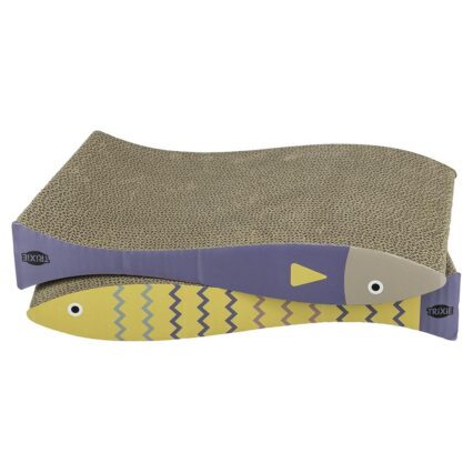 Arranhador em Cartão "Peixe" c/ Catnip 40x30x11cm (2 unid.)