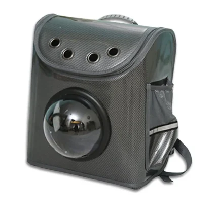 Mochila Space Cinza c/ Visor 32x20x38cm