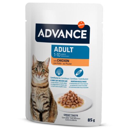 Advance Cat Wet Adult Chicken 85gr