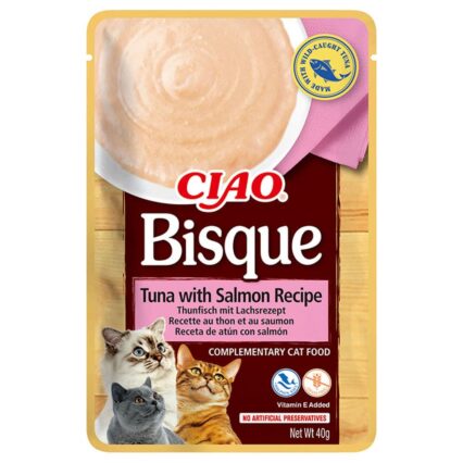 CHURU Gato Bisque receita de Atum com Salmão