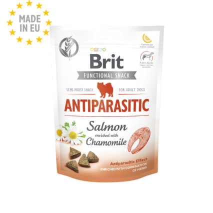 Brit Care Dog Functional Snack Antiparasitic Salmon 150gr
