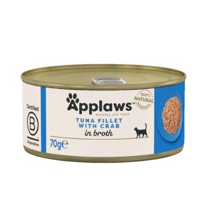 Applaws Cat Tin Tuna w/ Crab 70gr