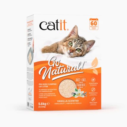 Catit Go Natural Pea Husk Clumping Cat Litter 14Lt