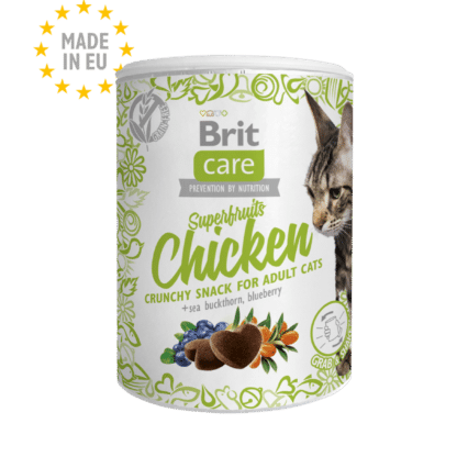 Brit Care Cat Snack SuperFruits Chicken 100gr