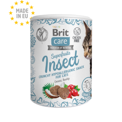 Brit Care Cat Snack SuperFruits Insect 100gr