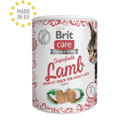 Brit Care Cat Snack SuperFruits Lamb 100gr