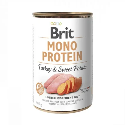 Brit Care Dog Mono Protein Turkey Sweet Potato Wet 400gr