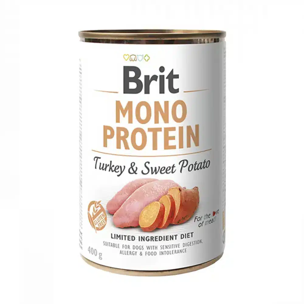 Brit Care Dog Mono Protein Turkey Sweet Potato Wet 400gr