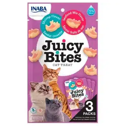 CHURU Cat Juicy Bites Gambas/Marisco 3x11gr