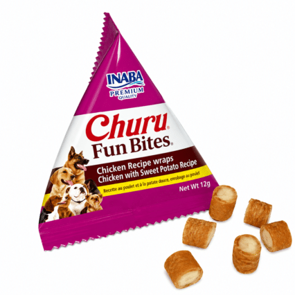 CHURU Cão Fun Bites Wraps Frango e Batata Doce 12gr